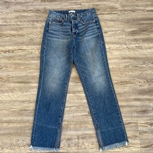 GOOD AMERICAN GOOD BOY JEANS IN BLUE359